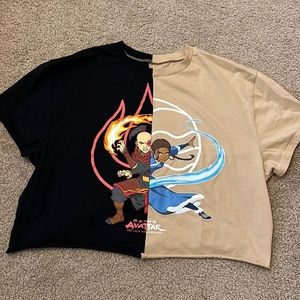 Nickelodeon juniors xl Avatar crop top NWOT